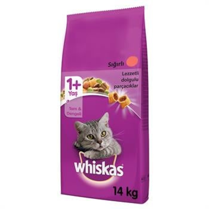 Whiskas Biftekli Yetişkin Kedi Maması 14 Kg