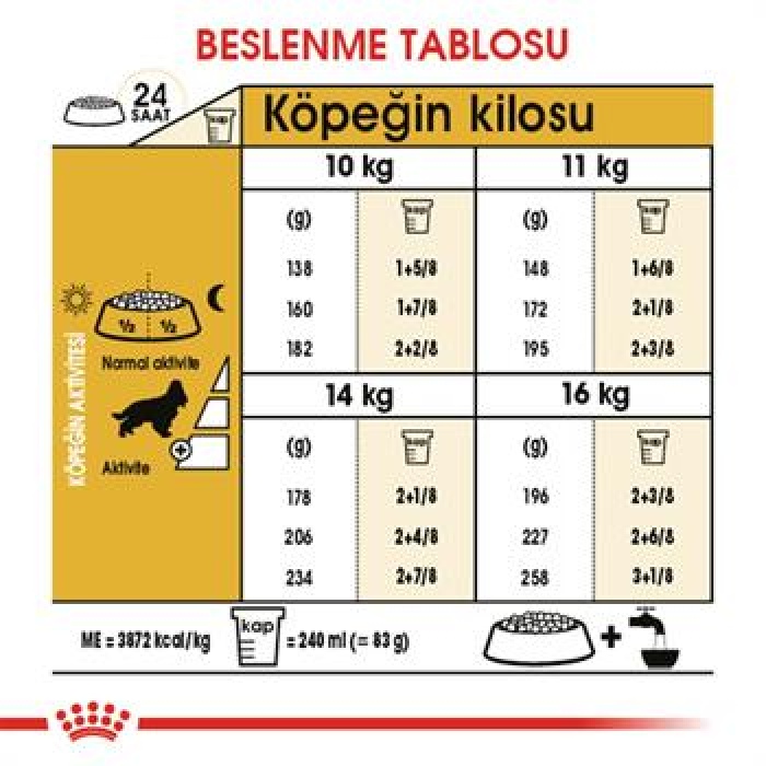 Royal Canin Cocker Spaniel Adult Yetişkin Köpek Maması 3 Kg