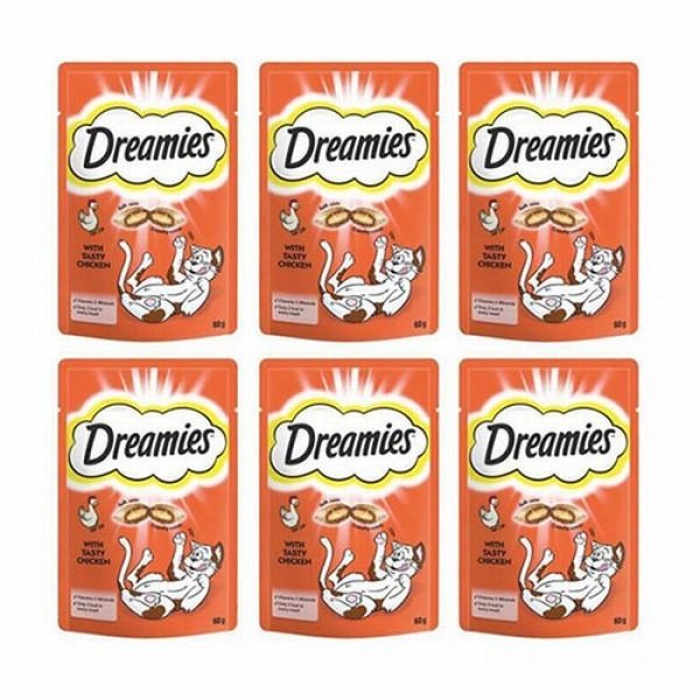 Dreamies Tavuklu Kedi Ödülü 6x60 Gr