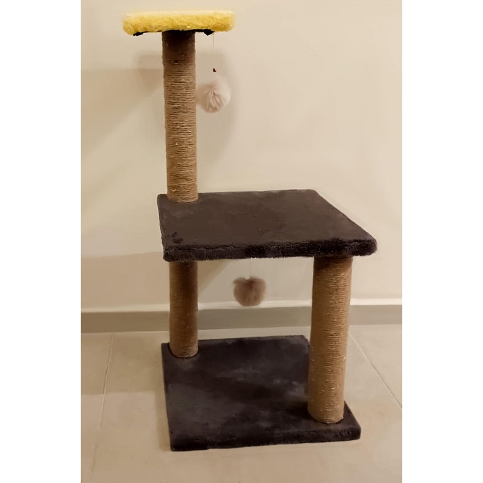 Patiderm Katlı Kedi Tırmalama Tahtası 80cm - Gri