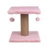 Dubex 34x34x34 cm Kedi Tırmalama Platformu Pembe