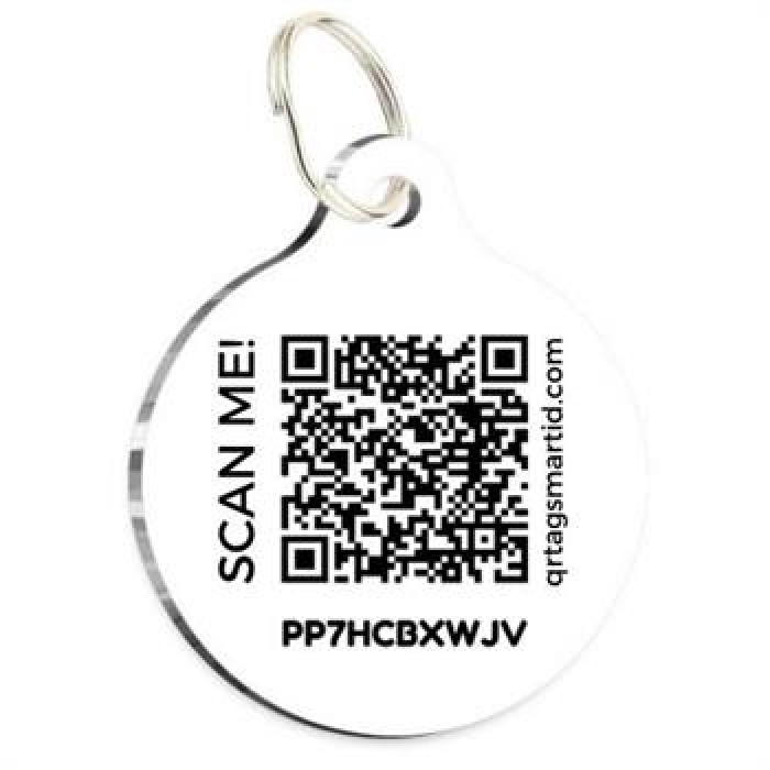 PetTagArt Qr Smart ID You Make Me Happy Pet Tag