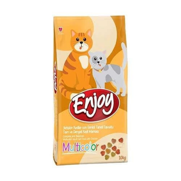 Enjoy Multi Color Yetişkin Kedi Maması 10 Kg