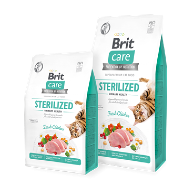 Brit Care Hypoallergenic Urinary Tavuklı Tahılsız Kısırlaştırılmış Kedi Maması 2 Kg