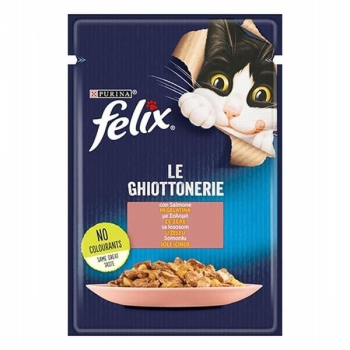 Felix Pouch Somonlu Yetişkin Kedi Konservesi 85 Gr