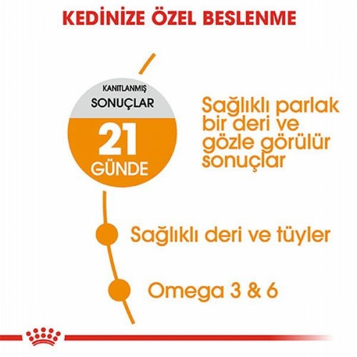 Royal Canin Hair Skin Adult Hassas Tüy Sağlığı Yetişkin Kedi Maması 2 Kg