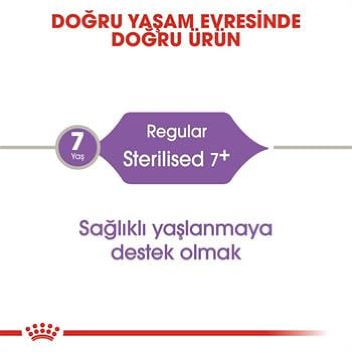 Royal Canin Sterilised 7+ Kısırlaştırılmış Yaşlı Kedi Maması 3,5 Kg