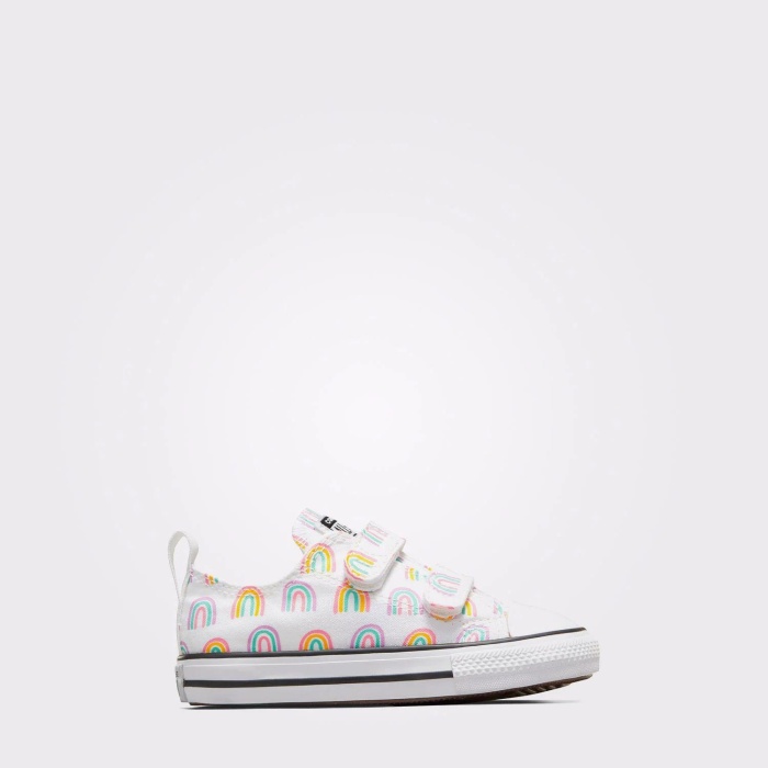 converse A04774C CHUCK TAYLOR ALL STAR EASY-ON RAINBOWS BEBEK SPOR AYAKKABI