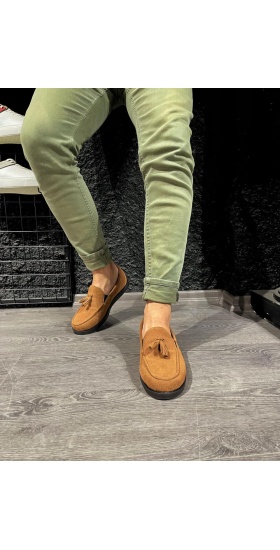 Loafer Erkek Ayakkabı 007 Taba