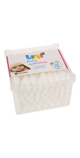 Uni Baby Pamuklu Kulak Çubuğu -Safety Cotton Swabs- 56´li