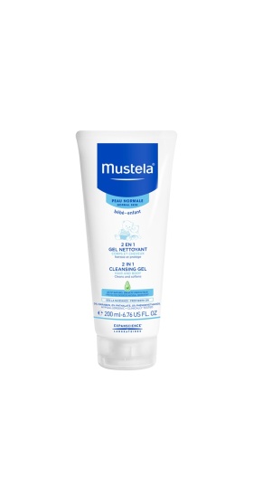 Mustela 2 In 1 Cleansing Gel 200 Ml (Saç Ve Vücut Şampuanı)