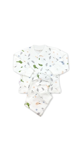 Sema Baby Happy Birds Bebek Pijama Takımı 3-6 Ay