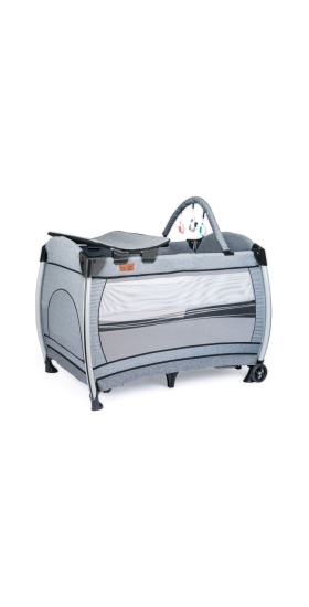 Comfymax Power Park Yatak Oyun Parkı 70x110 - Steel Grey