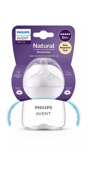 Philips Avent Natural Response Eğitici Bardak 6 Ay+,Tepkili Biberon Emziği SCF263/61