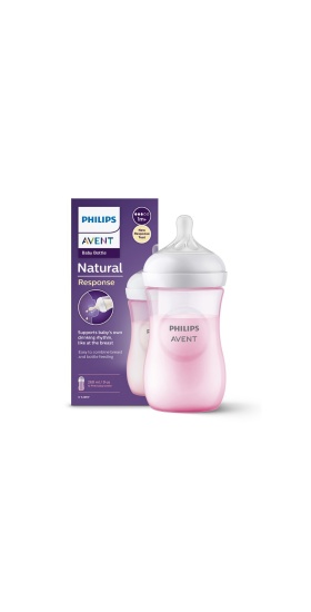 Philips Avent Natural Response PP Pembe Biberon 1+ Ay 260 ml SCY903/11