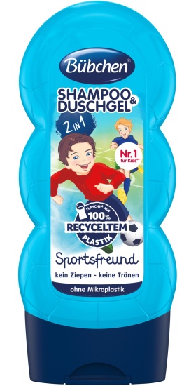 Bübchen Çocuk Şampuan&Duş Jeli 2 in 1 Sporty Friend 230 ml