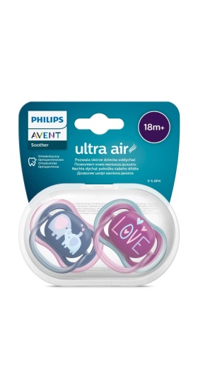 Philips Avent Ultra Air Emzik +18 Ay 2li Kız SCF349/22