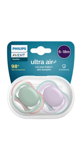 Philips Avent Ultra Air Emzik 6-18 Ay 2li Kız SCF085/16