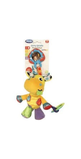 Playgro Munchimal Peluş Aktivite Oyuncağı Zürafa 0+Ay