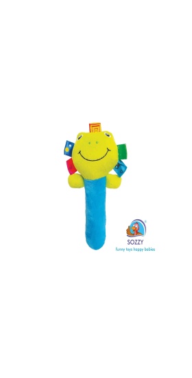 Sozzy Toys Çıngıraklı Sıksık Kurbağa - SZY161