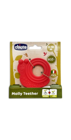 Chicco Molly Diş Kaşıyıcı 3-18 Ay - Kırmızı