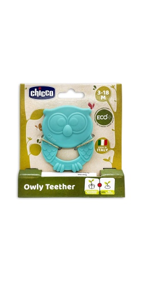 Chicco Owly Diş Kaşıyıcı 3-18 Ay - Mavi