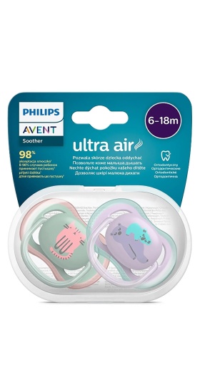 Philips Avent SCF085/18 Ultra Air Emzik 6-18 Ay 2li Kız