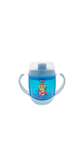 Chicco Bebek Mama Bardağı 180 ml 12+ Ay Mavi