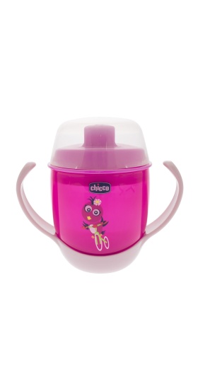 Chicco Bebek Mama Bardağı 180 ml 12+ Ay Pembe