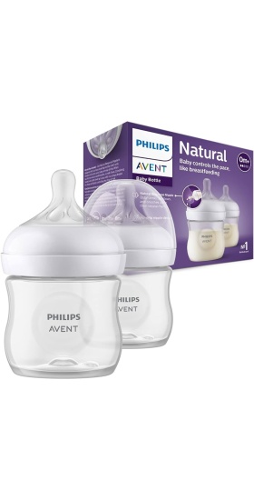 Philips Avent Natural Response PP 2li Biberon Seti, 0+ Ay 125ml SYC900/02