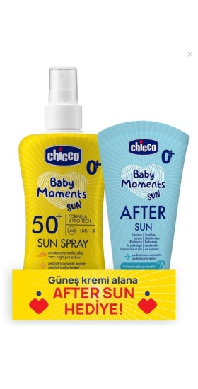 Chicco Güneş Kremi Spf 50+ 150 ml & Güneş Sonrası Kremi 150 ml