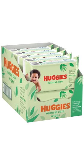 Huggies Natural Care Yenidoğan Islak Bebek Havlusu 10x56 Yaprak