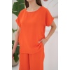 Oranj T-Shirt Ve Pantolon Takım