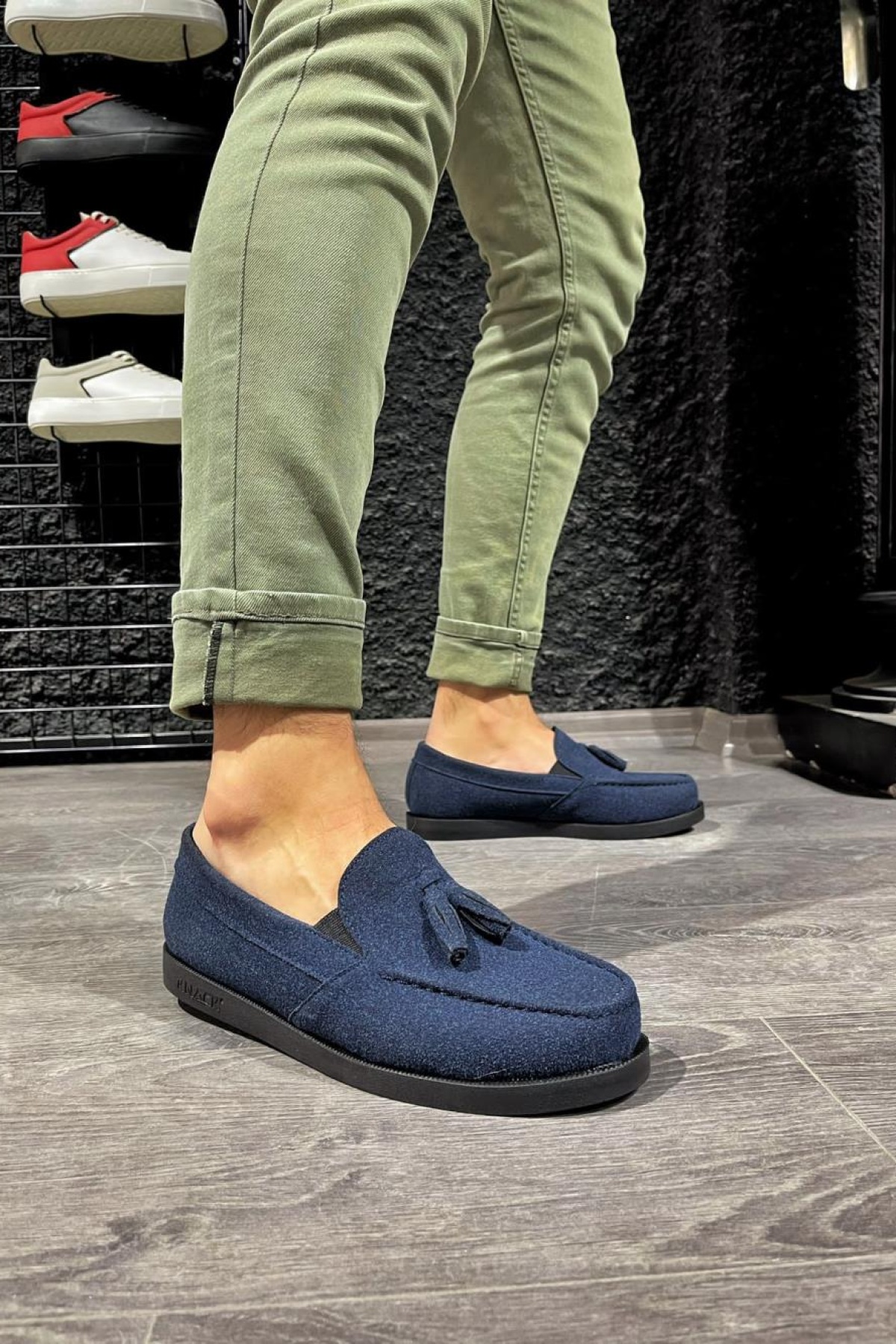 Loafer Erkek Ayakkabı 007 Mavi