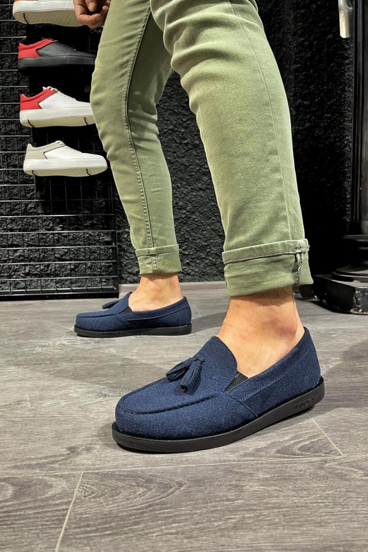 Loafer Erkek Ayakkabı 007 Mavi