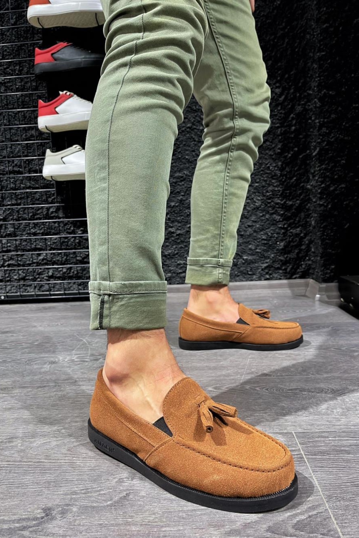 Loafer Erkek Ayakkabı 007 Taba