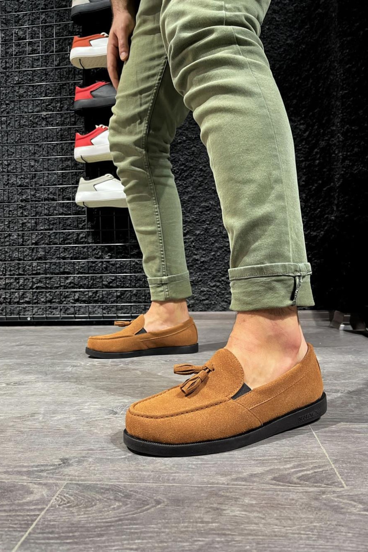 Loafer Erkek Ayakkabı 007 Taba