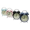 TWIN BELL ENF-197A ALARM CLOCK BÜYÜK MAT RENKLİ MASA ÇALAR SAAT*60