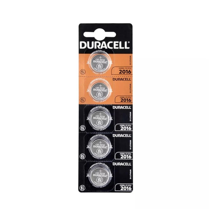 DURACELL 2016 PARA PİLİ ( 5Lİ ) KART*40