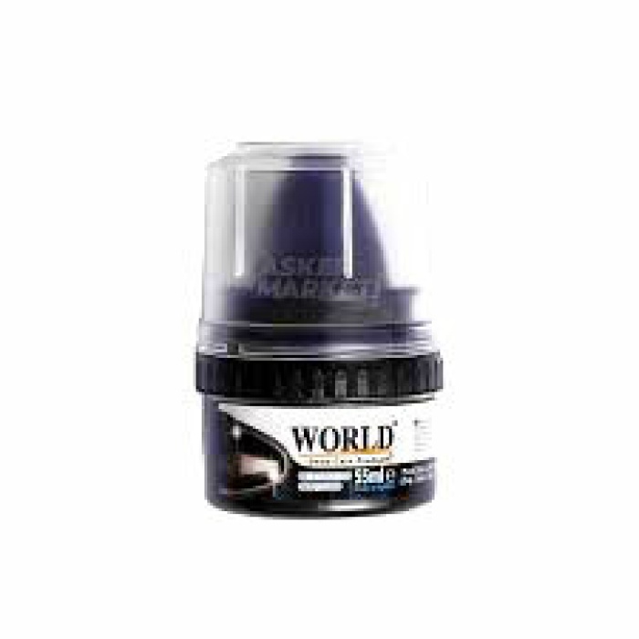 WORLD 55ML.SİYAH AYAKKABI BOYASI*12X16