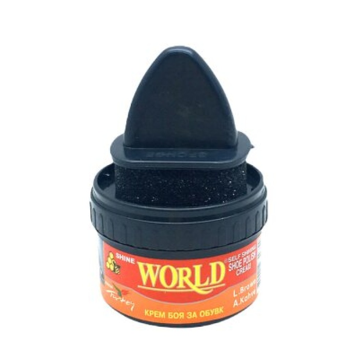 WORLD ( 55ML ) ( AÇIK KAHVE ) LIGHT BROWN AYAKKABI BOYASI*12X16