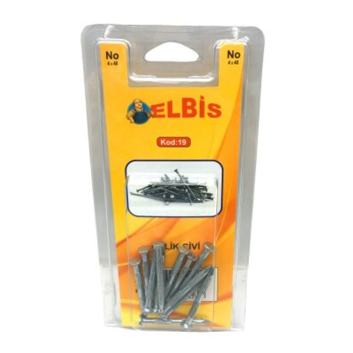 ELBİS-19  4X40 ÇELİK ÇİVİ *12X24