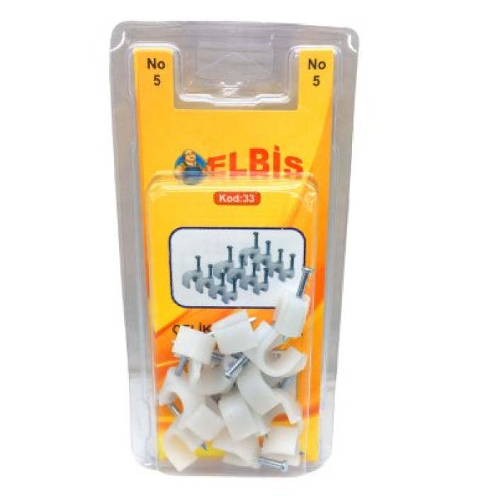 ELBİS-33  NO-5 ÇELİK ÇİVİLİ KROŞE *12X24