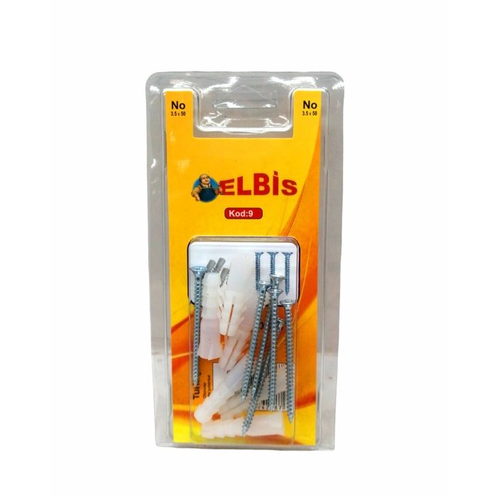 ELBİS-09  NO-3.5X50 DÜBELLİ VİDA *12X24