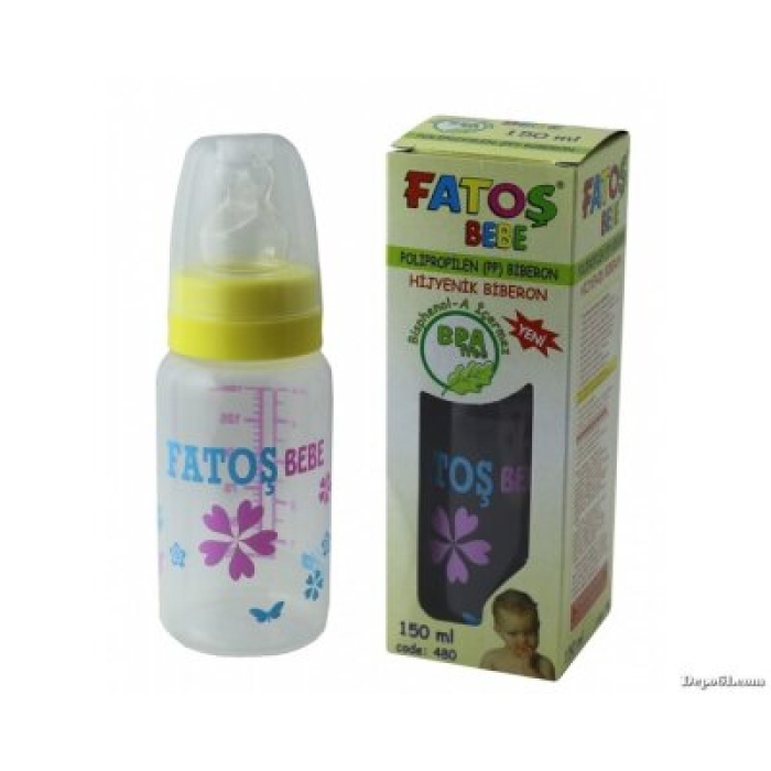 FATOŞ BEBE-480 ( PP.PLASTİK & 150ML ) BİBERON*12X12