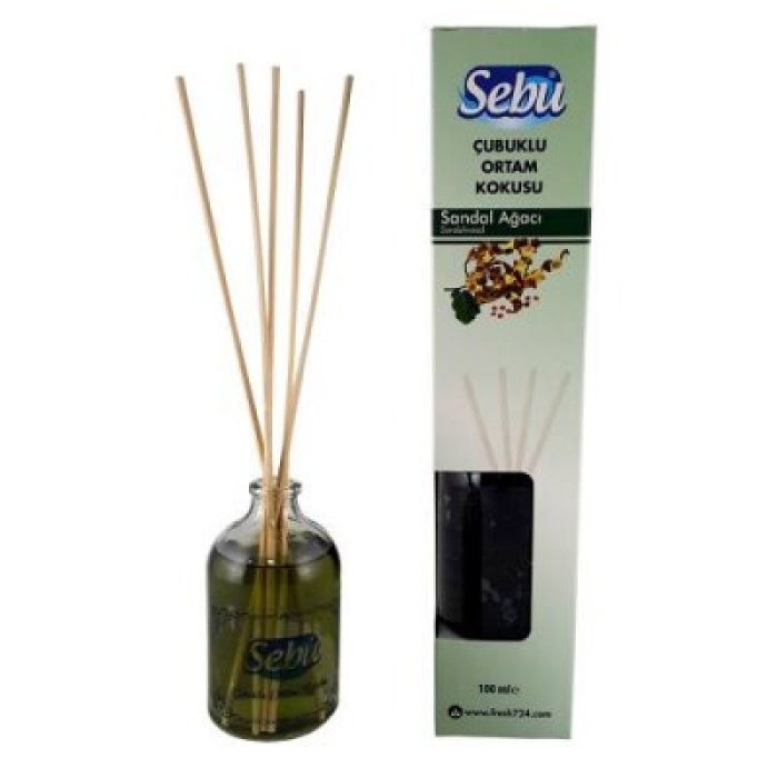 SEBU ( 100ML ) ( BAMBU ÇUBUKLU ) ORTAM KOKUSU MİX*50