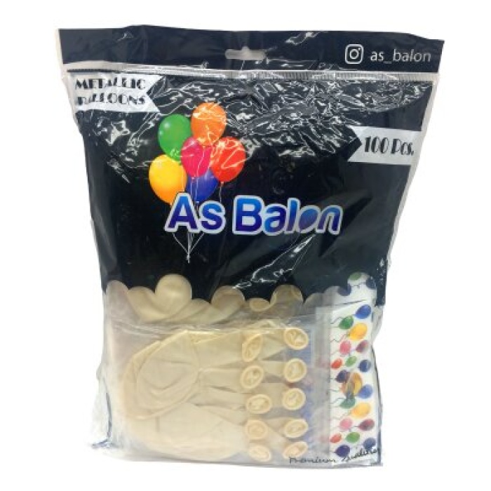 AS BALON SET 8-10PCS.12İNC BALON KARMA KOLİ*100=K