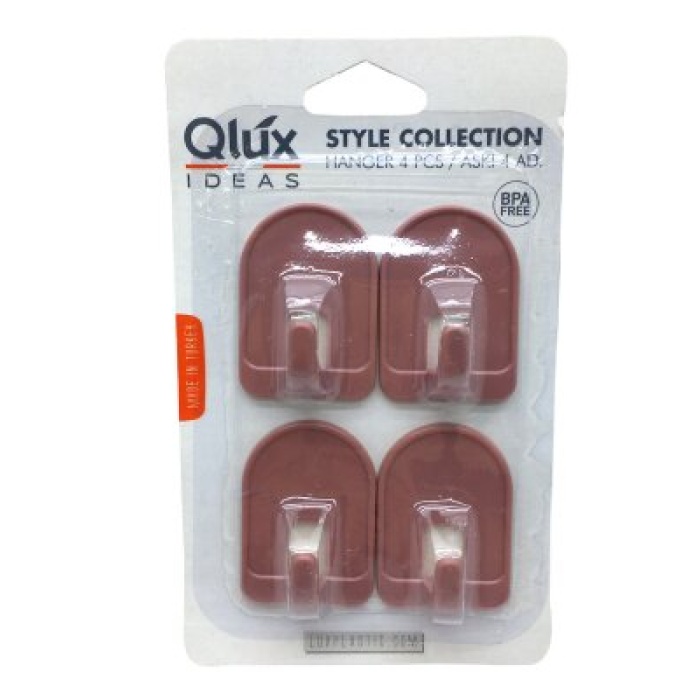 QLUX L-136 ( 4PCS ) MİRAGE KUBBELİ YAPIŞKAN ASKI*80