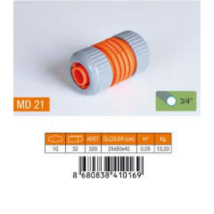 MEDALYAN MD-21 LÜX HORTUM EKİ 3/4 *10X32