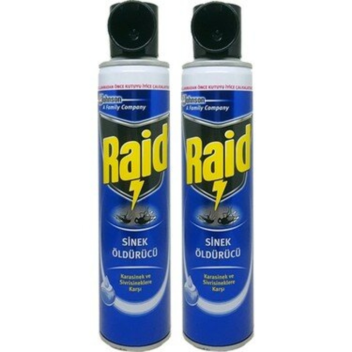 RAİD ( KLASİK ) SİNEK ÖLDÜRÜCÜ & SAVAR İLAÇ ( SPREY & 300ML )*12X4